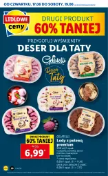 Gazetka promocyjna Lidl - GAZETKA - Gazetka - ważna od 19.06 do 19.06.2021 - strona 26 - produkty: Ser, Borówka, Mascarpone, Lody, Deser
