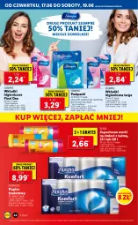 Gazetka promocyjna Lidl - GAZETKA - Gazetka - ważna od 19.06 do 19.06.2021 - strona 44 - produkty: Pur, Gra, Papier, Worki na śmieci, Papier toaletowy, Worki na śmiec, Podpaski, Flora, Wkładki