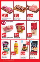 Gazetka promocyjna Auchan - przeNISKIE CENY lecą w dół Supermarkety - Gazetka - ważna od 02.03 do 02.03.2022 - strona 4 - produkty: Kurczak, Mięso mielone, Warzywa, Sok, Surówka, Mięso z uda kurczaka, Tarta, Kotlet, Krewetki, Kiełbasa biała, Kiełbasa, Mięso