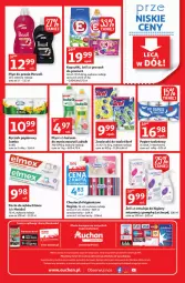 Gazetka promocyjna Auchan - przeNISKIE CENY lecą w dół Supermarkety - Gazetka - ważna od 02.03 do 02.03.2022 - strona 8 - produkty: Płyn do prania, Ludwik, Emulsja, Gin, Do mycia naczyń, Papier, Lactacyd, Zawieszki, Bref, Papier toaletowy, Ręcznik, Rolki, Chusteczki, Perwoll, Elmex
