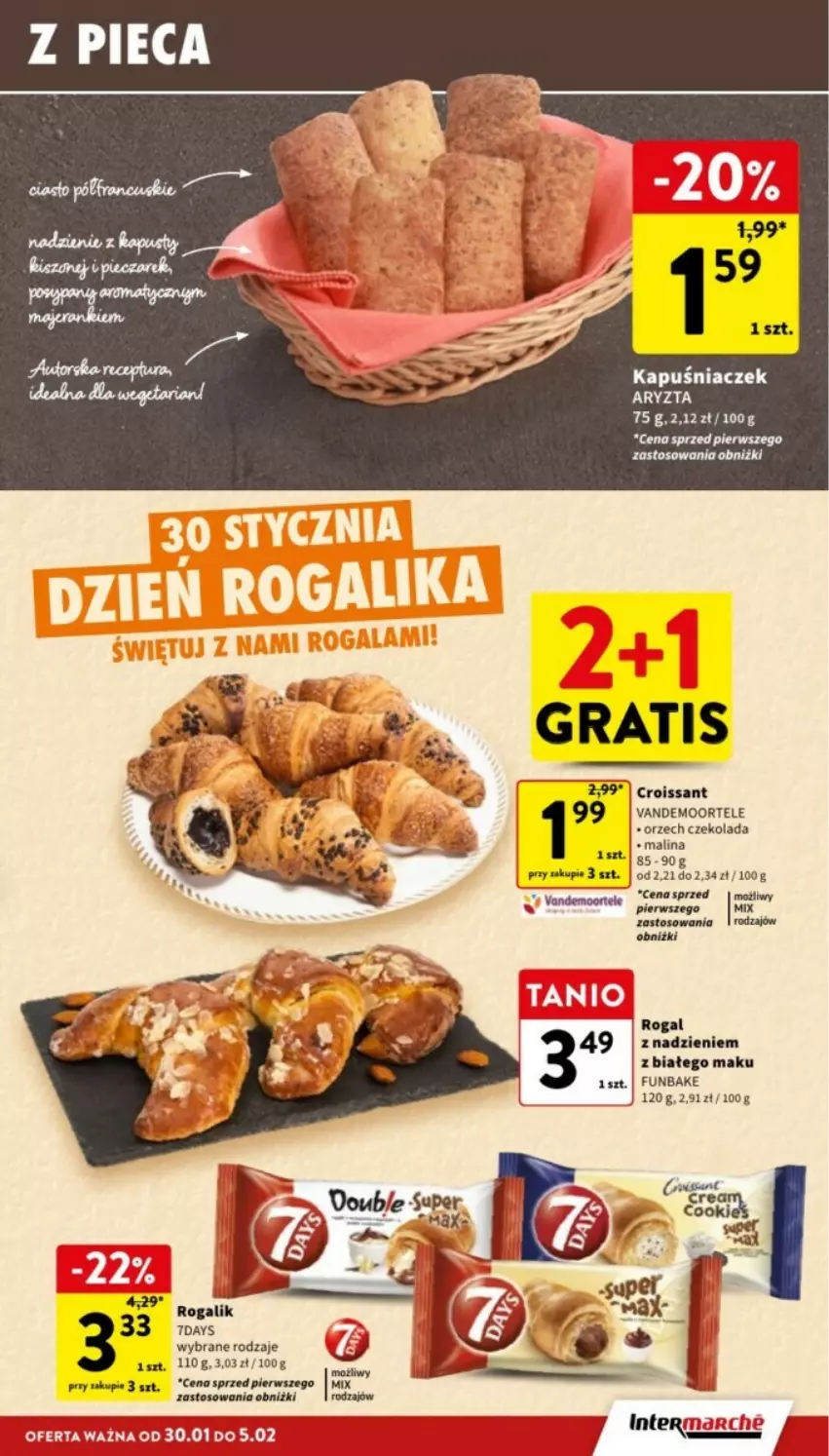 Gazetka promocyjna Intermarche - ważna 30.01 do 05.02.2025 - strona 18 - produkty: Croissant, Czekolada, Gra, Kapuśniaczek, Mars, NBA, Rogal