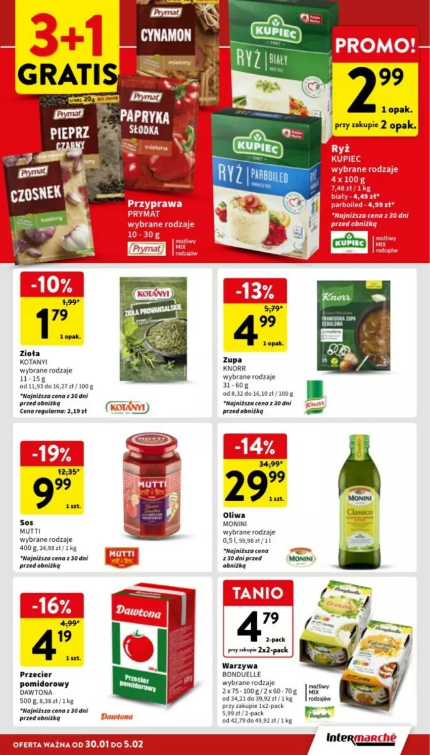 Gazetka promocyjna Intermarche - ważna 30.01 do 05.02.2025 - strona 25 - produkty: Bonduelle, Dawtona, Fa, Knorr, Monini, Oliwa, Sos, Warzywa, Zupa