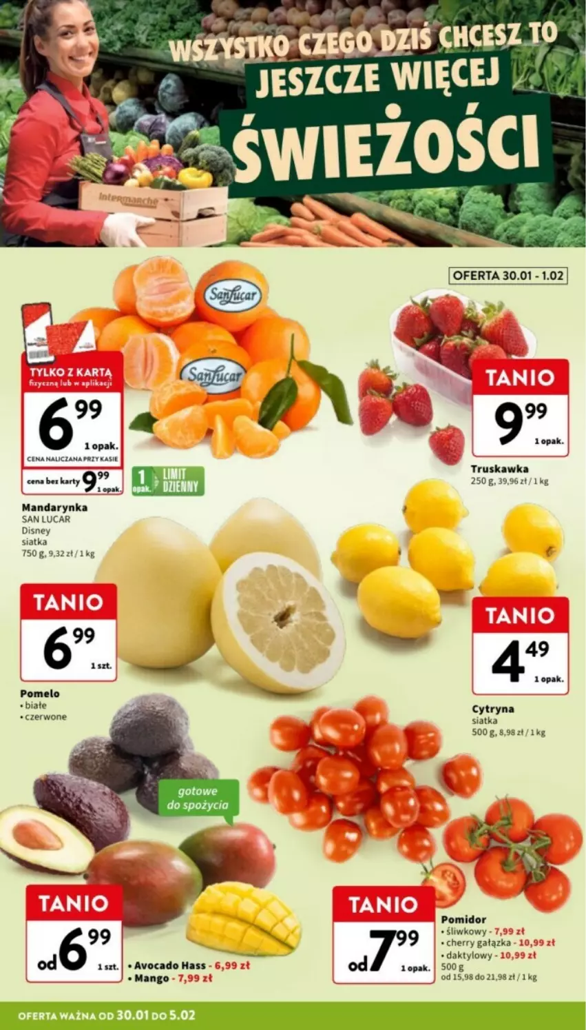 Gazetka promocyjna Intermarche - ważna 30.01 do 05.02.2025 - strona 43 - produkty: Avocado, Disney, Mango, Pomelo, Siatka