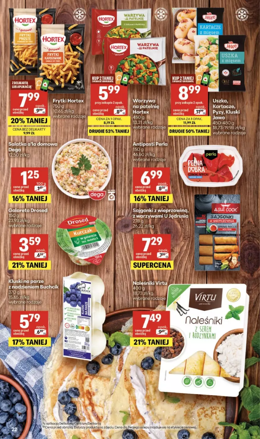 Gazetka promocyjna Delikatesy Centrum - Franczyza DC26 Czwartek - ważna 25.06 do 01.07.2026 - strona 22 - produkty: Kluski na parze, Rum, Sajgonki, Warzywa