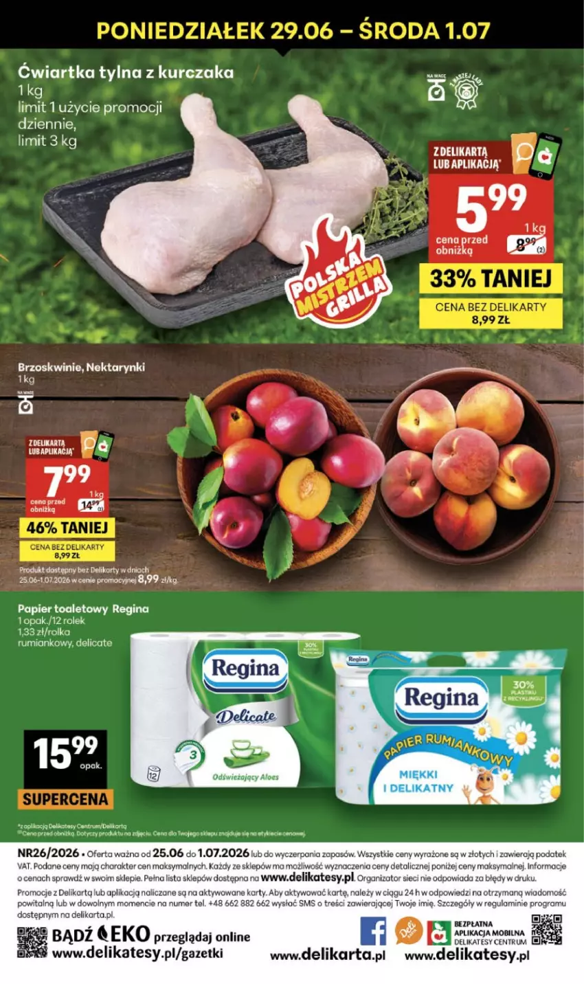 Gazetka promocyjna Delikatesy Centrum - Franczyza DC26 Czwartek - ważna 25.06 do 01.07.2026 - strona 40 - produkty: Gin, Gra, Kurczak, Mobil, Papier, Papier toaletowy, Rum