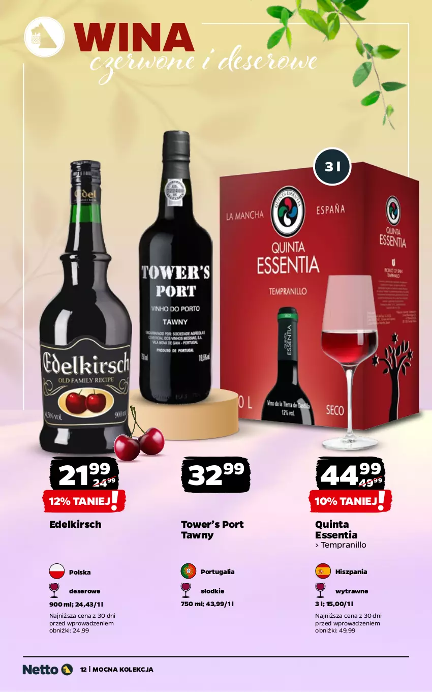Gazetka promocyjna Netto - Alkohole - Mocne - ważna 30.03 do 11.04.2026 - strona 12 - produkty: Deser, Por, Ser