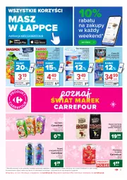 Gazetka promocyjna Carrefour - Gazetka Market - Gazetka - ważna od 12.12 do 12.12.2021 - strona 3 - produkty: Mozzarella, Sok, Ser, Finish, Kawa ziarnista, Kawa, Montmartre, Tymbark, Galbani, Zmywarki, Haribo, Napój, Pomidory, Nektar, Pomidory krojone