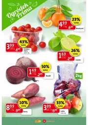 Gazetka promocyjna Prim Market - Gazetka - ważna od 31.01 do 31.01.2024 - strona 6 - produkty: Mandarynki, Limonka, Pomidory, Jabłka