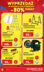 Gazetka promocyjna Lidl - GAZETKA - Gazetka - ważna od 19.02 do 19.02.2022 - strona 38 - produkty: Sok, Gra, Drabina, Wyrzynarka, Rower, Kompresor