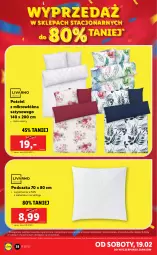 Gazetka promocyjna Lidl - GAZETKA - Gazetka - ważna od 19.02 do 19.02.2022 - strona 40 - produkty: Gra, Pościel, Poduszka