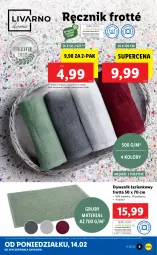 Gazetka promocyjna Lidl - GAZETKA - Gazetka - ważna od 19.02 do 19.02.2022 - strona 9 - produkty: Dywanik łazienkowy, Dywanik, Ręcznik, Dywan