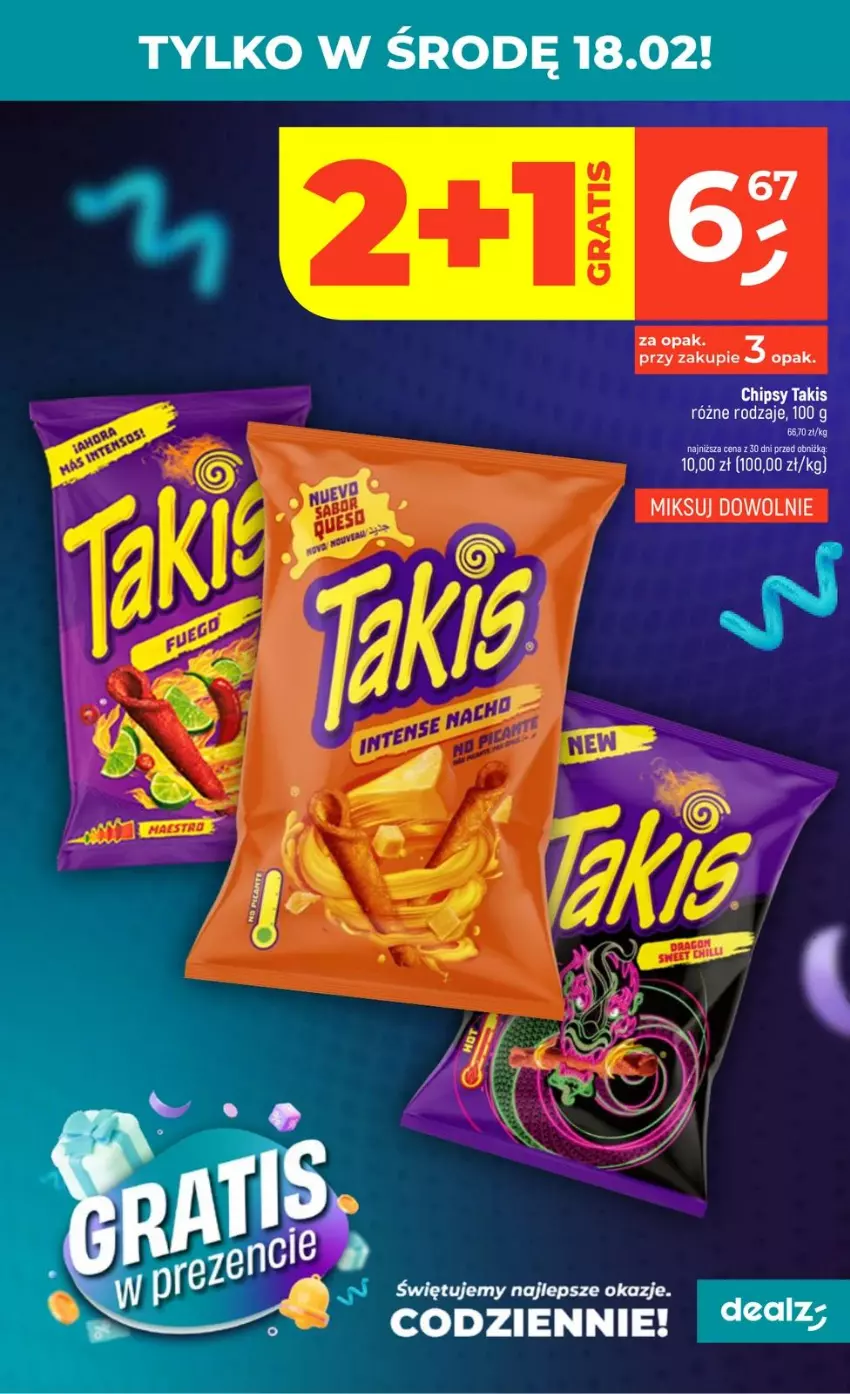 Gazetka promocyjna Dealz - GRATIS W PREZENCIE - ważna 12.02 do 18.02.2026 - strona 7 - produkty: Chipsy, Gra