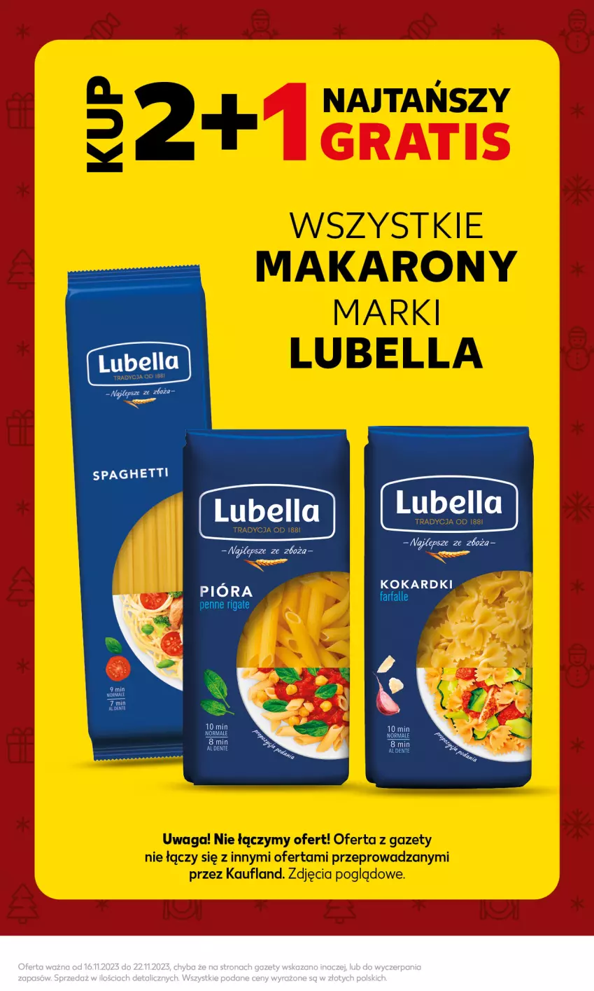 Gazetka promocyjna Kaufland - Mocny Start - ważna 20.11 do 22.11.2023 - strona 13 - produkty: Bell, Bella, Lubella, Makaron, Waga