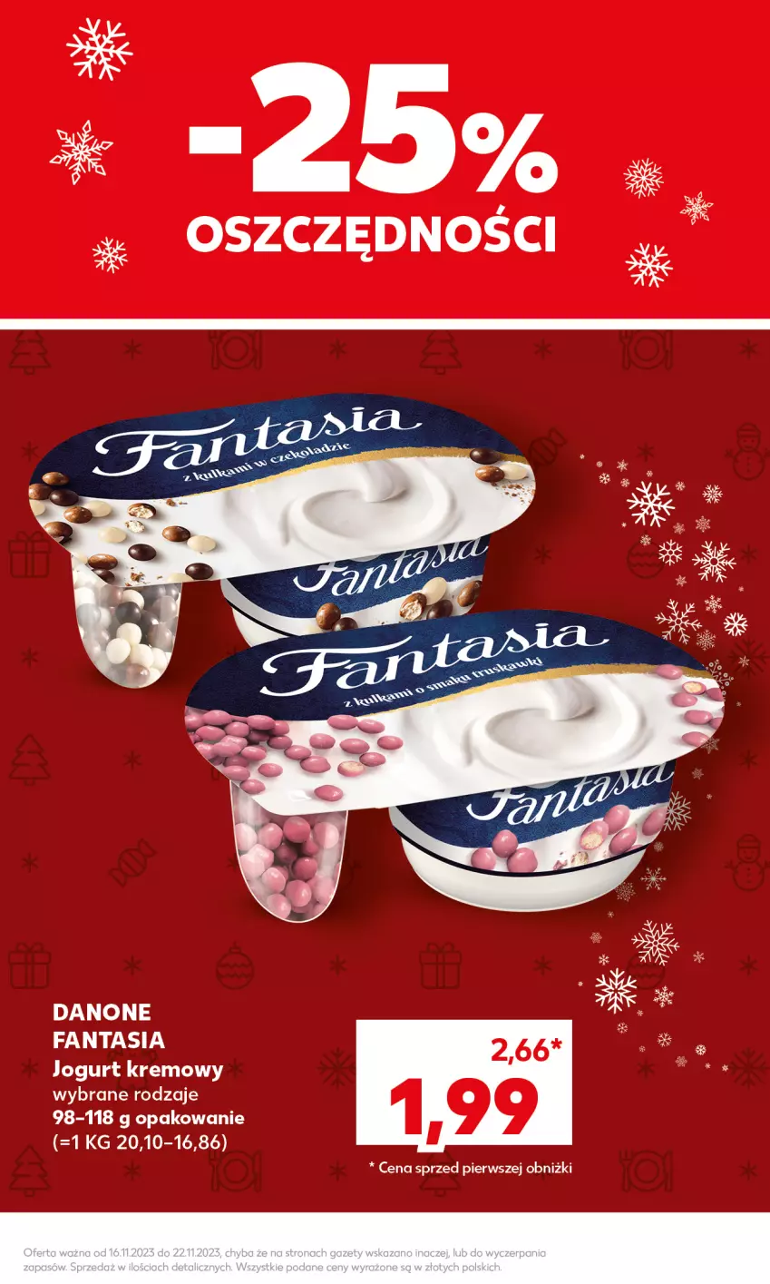 Gazetka promocyjna Kaufland - Mocny Start - ważna 20.11 do 22.11.2023 - strona 9 - produkty: Danone, Jogurt