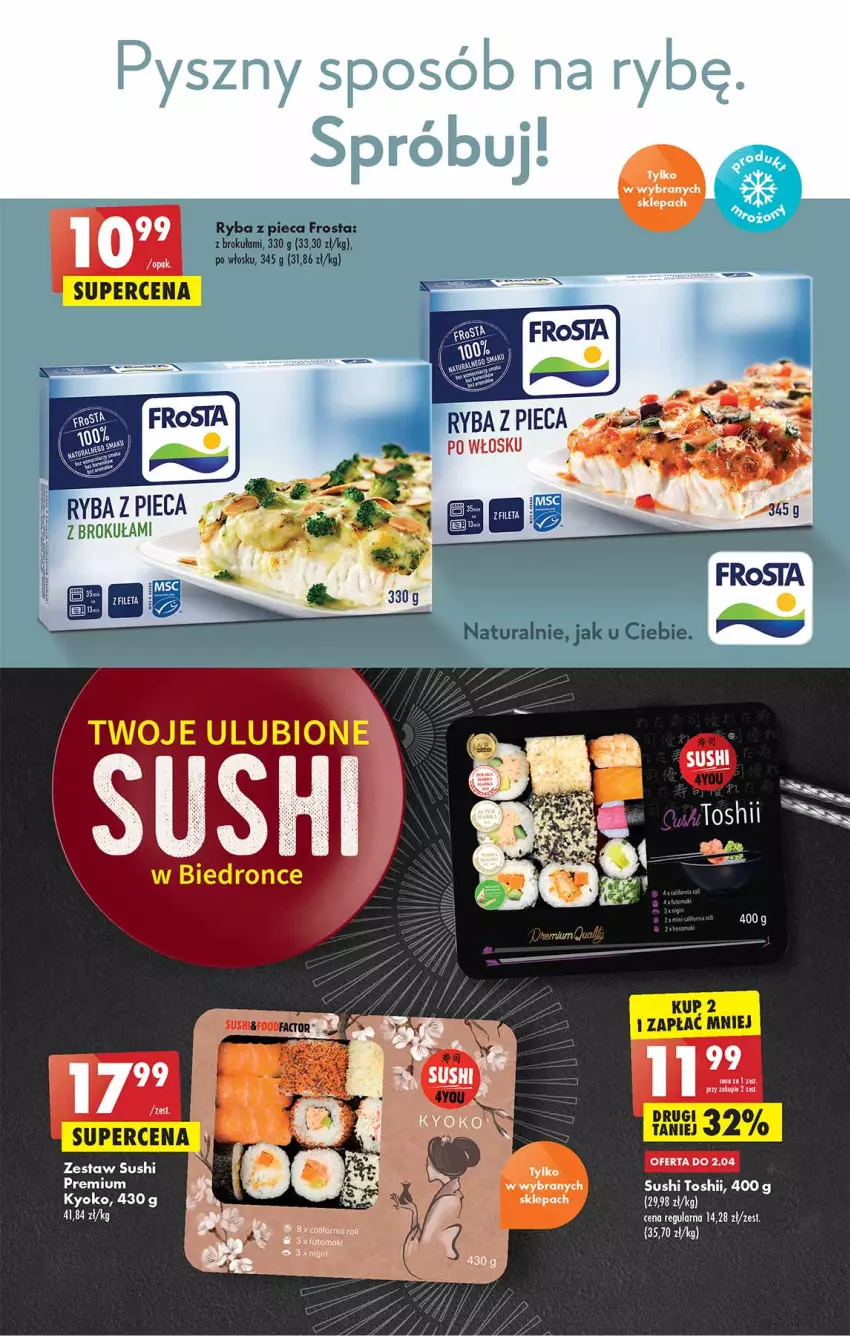 Gazetka promocyjna Biedronka - W tym tygodniu - ważna 31.03 do 06.04.2022 - strona 21 - produkty: Fa, Sushi