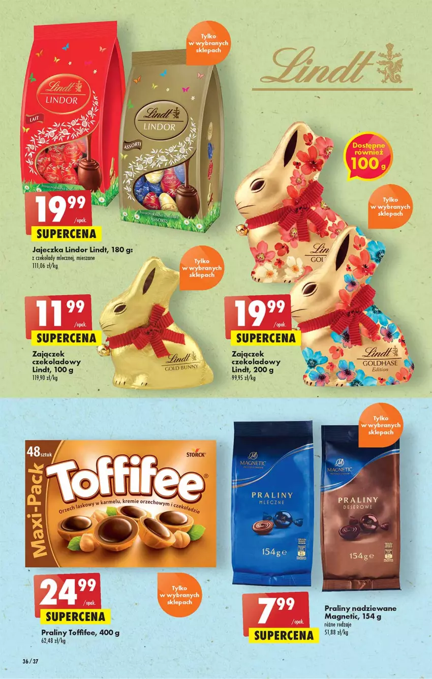 Gazetka promocyjna Biedronka - W tym tygodniu - ważna 31.03 do 06.04.2022 - strona 36 - produkty: Lindt, Praliny, Toffifee