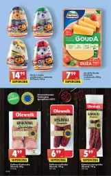Gazetka promocyjna Biedronka - W tym tygodniu - Gazetka - ważna od 06.04 do 06.04.2022 - strona 42 - produkty: Ser, Serek, Hochland, Kabanos, Gouda, Kiełbasa, Olewnik, Psi Patrol