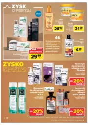 Gazetka promocyjna Carrefour - Gazetka Poczuj się kwitnąco na wiosnę - Gazetka - ważna od 26.03 do 26.03.2022 - strona 14 - produkty: Fructis, Elseve, Pur, Bursztyn, Szampon, Garnier, Odżywka, Olej, K2, Fa