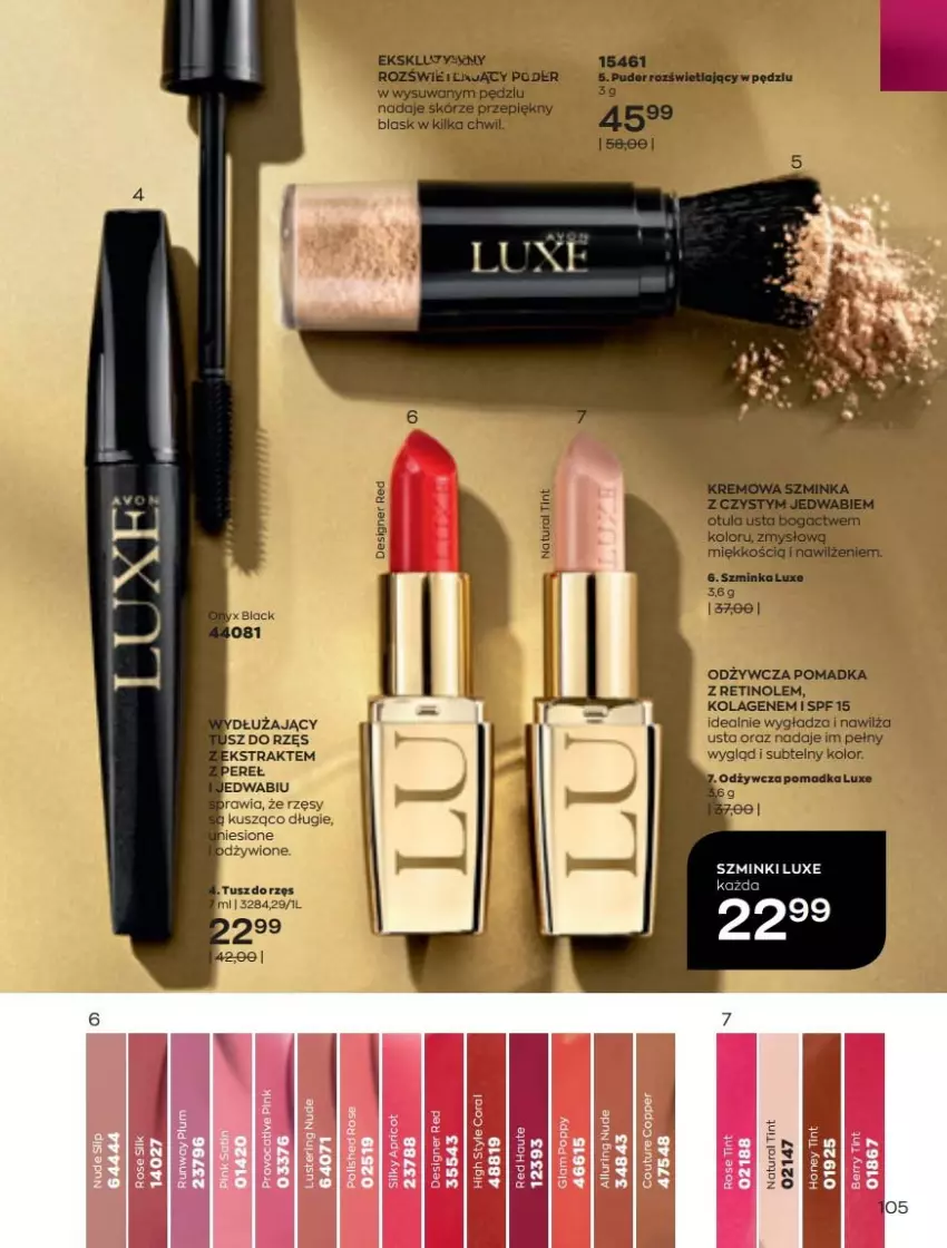 Gazetka promocyjna Avon - Katalog Avon online 5/2021 - ważna 01.05 do 31.05.2021 - strona 105 - produkty: Kolagen, Tusz