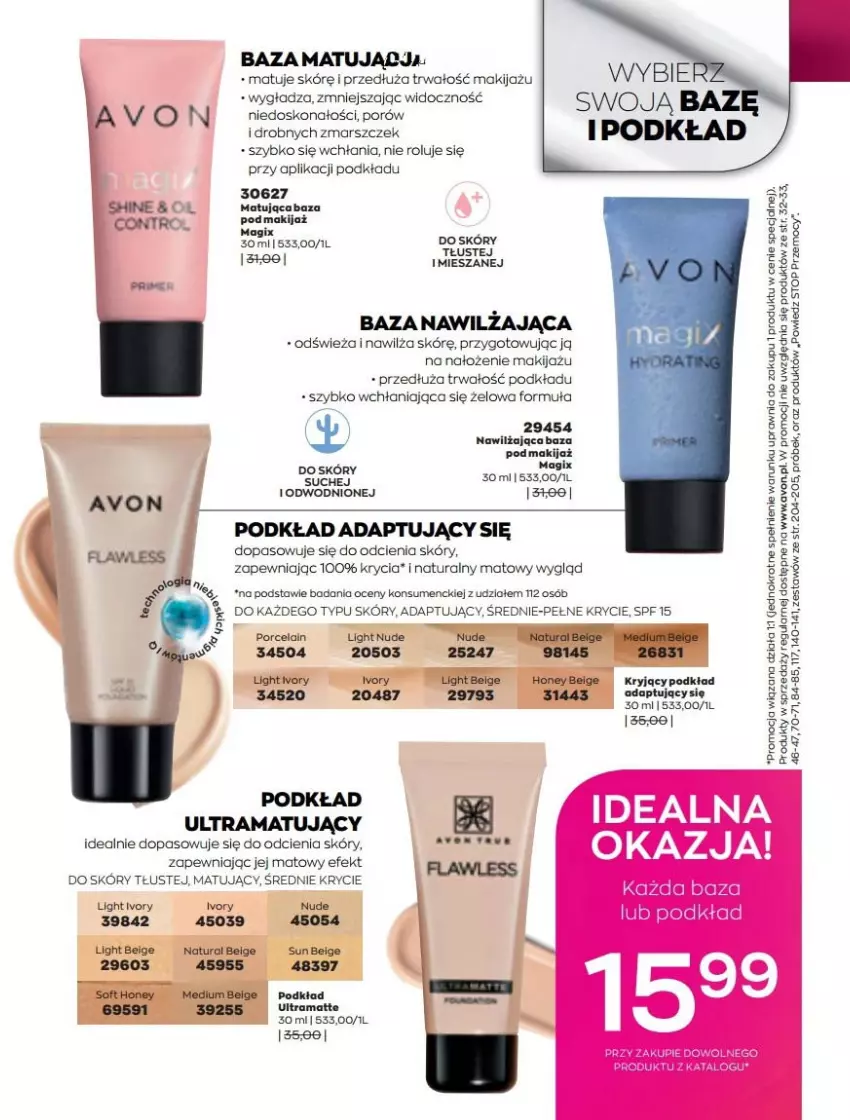 Gazetka promocyjna Avon - Katalog Avon online 5/2021 - ważna 01.05 do 31.05.2021 - strona 117 - produkty: LG, Makijaż, Mars, Podkład, Por, Rama, Top