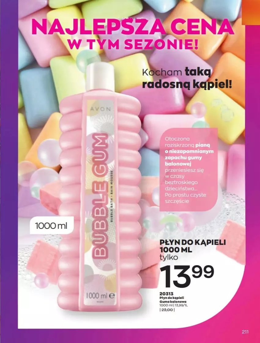 Gazetka promocyjna Avon - Katalog Avon online 5/2021 - ważna 01.05 do 31.05.2021 - strona 211 - produkty: Płyn do kąpieli