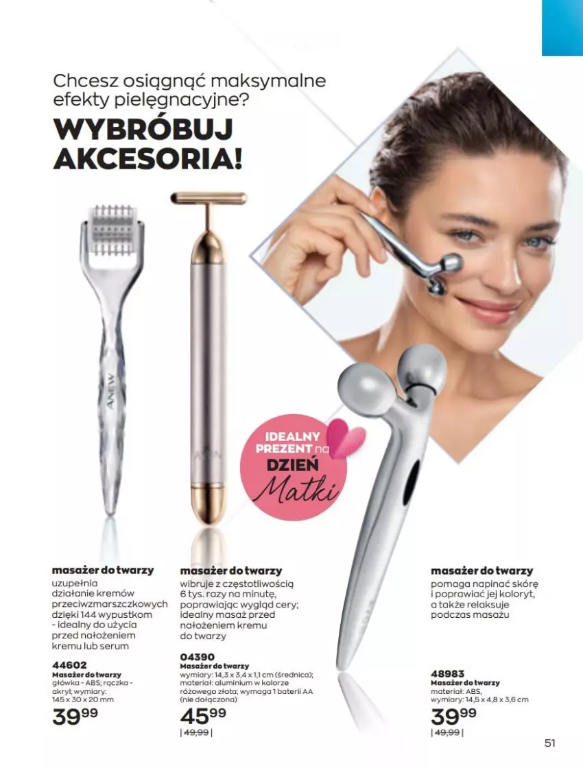 Gazetka promocyjna Avon - Katalog Avon online 5/2021 - ważna 01.05 do 31.05.2021 - strona 51 - produkty: Mars, Masażer, Rum, Ser, Serum