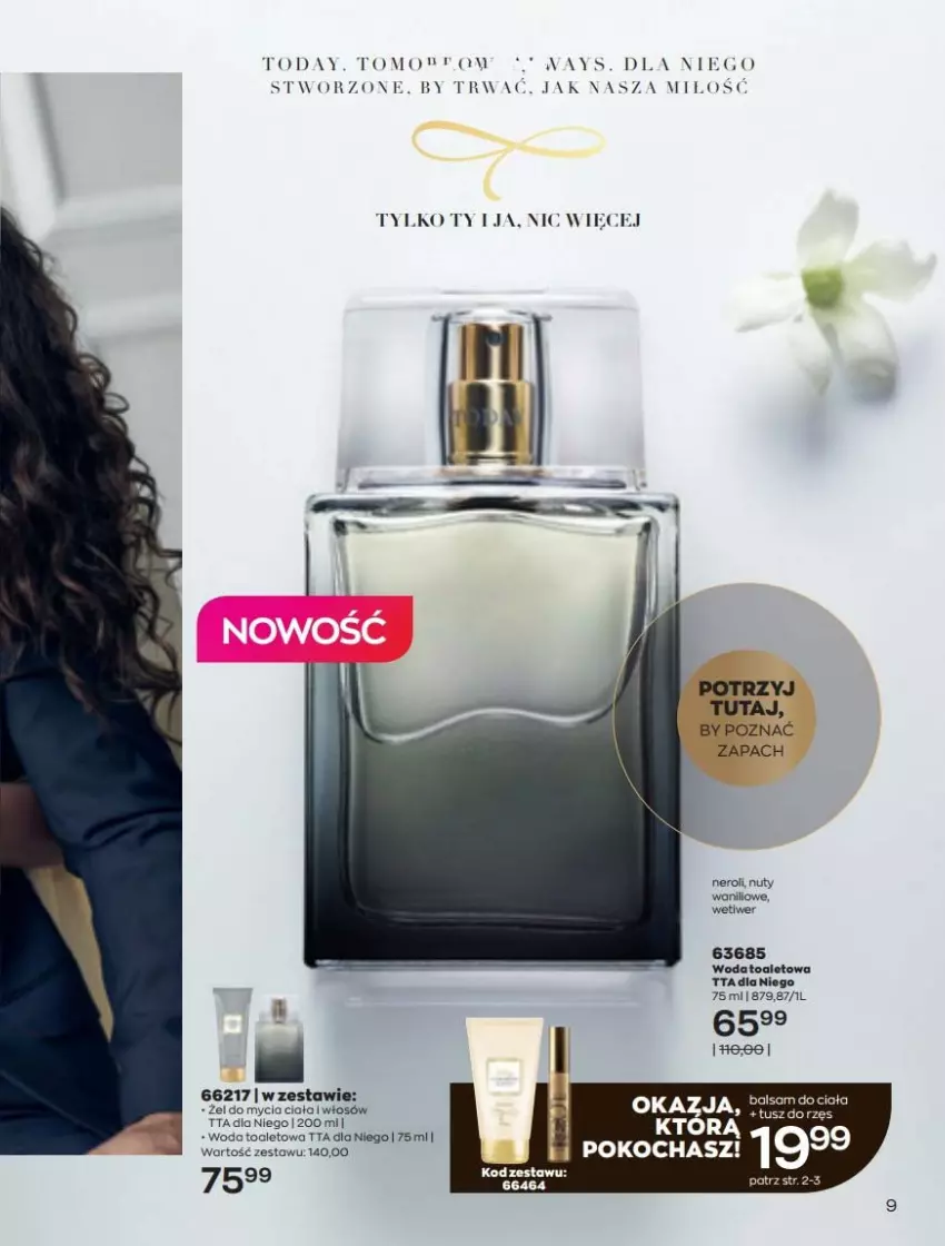 Gazetka promocyjna Avon - Katalog Avon online 5/2021 - ważna 01.05 do 31.05.2021 - strona 9 - produkty: Balsam do ciała, Koc, Nuty, Por, Tusz, Woda, Woda toaletowa