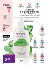 Gazetka promocyjna Avon - Katalog Avon online 5/2021 - Gazetka - ważna od 31.05 do 31.05.2021 - strona 202 - produkty: Gin, Szynka, Maszynka, Płyn do higieny intymnej, Maszynka do golenia, Mleko