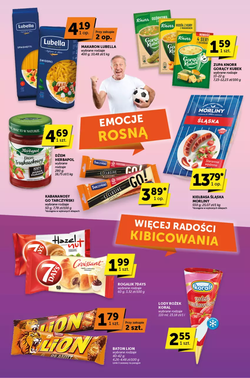 Gazetka promocyjna ABC - ważna 27.06 do 09.07.2024 - strona 3 - produkty: Bell, Bella, Herbapol, Kiełbasa, Kiełbasa śląska, Knorr, Kubek, Lubella, Makaron, Morliny, Tarczyński, Zupa