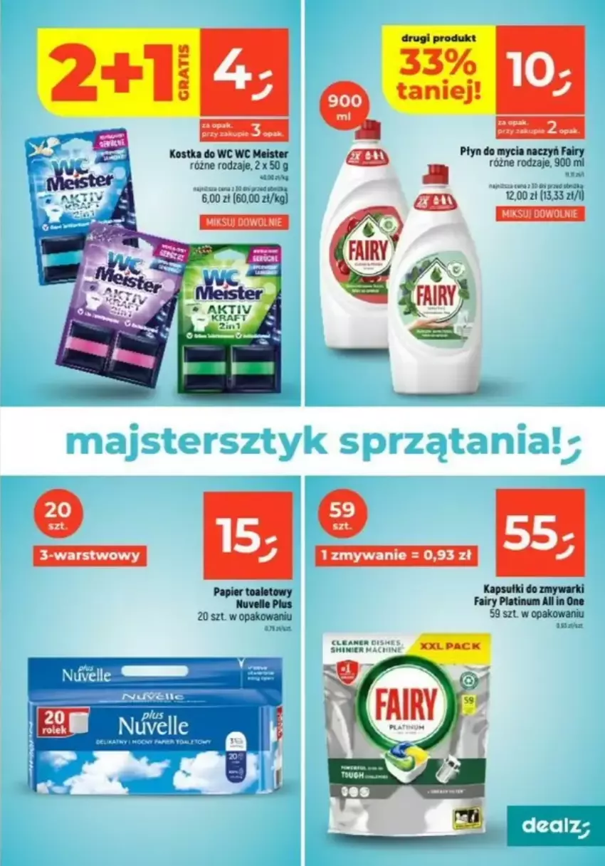 Gazetka promocyjna Dealz - ważna 13.02 do 19.02.2025 - strona 3 - produkty: Fa, Fairy, Kostka do wc, Zmywarki