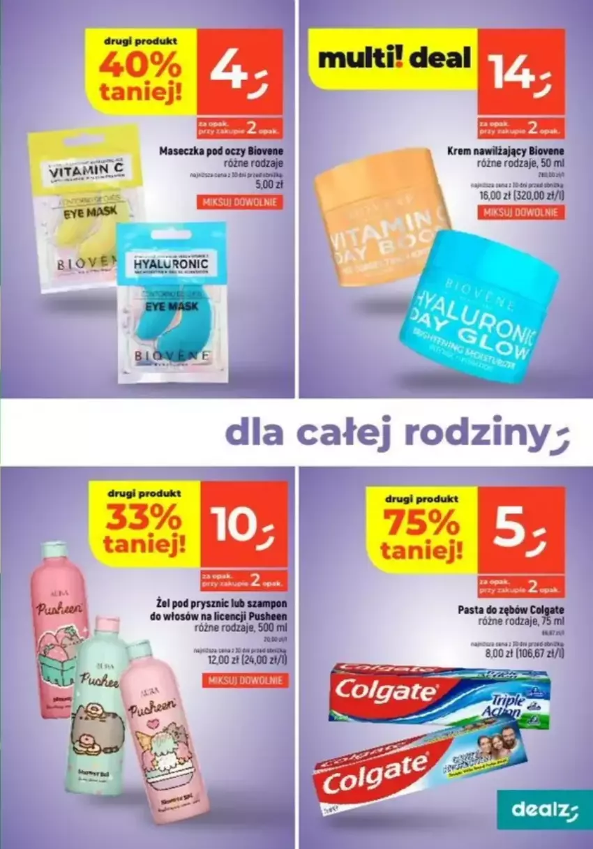 Gazetka promocyjna Dealz - ważna 13.02 do 19.02.2025 - strona 5 - produkty: Colgate, Krem nawilżający, LG, Maseczka pod oczy, Pasta do zębów, Szampon