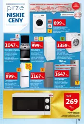 Gazetka promocyjna Auchan - przeNISKIE CENY przeWSPANIAŁE okazje Hipermarkety - Gazetka - ważna od 27.04 do 27.04.2022 - strona 43 - produkty: Kuchenka mikrofalowa, Amica, Drzwi, Fa