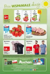 Gazetka promocyjna Auchan - przeNISKIE CENY przeWSPANIAŁE okazje Hipermarkety - Gazetka - ważna od 27.04 do 27.04.2022 - strona 48 - produkty: Kurczak, Sok, Acer, Mięso z uda kurczaka, Cars, T-shirt, Sok jabłkowy, Fanta, Mięso, Fa