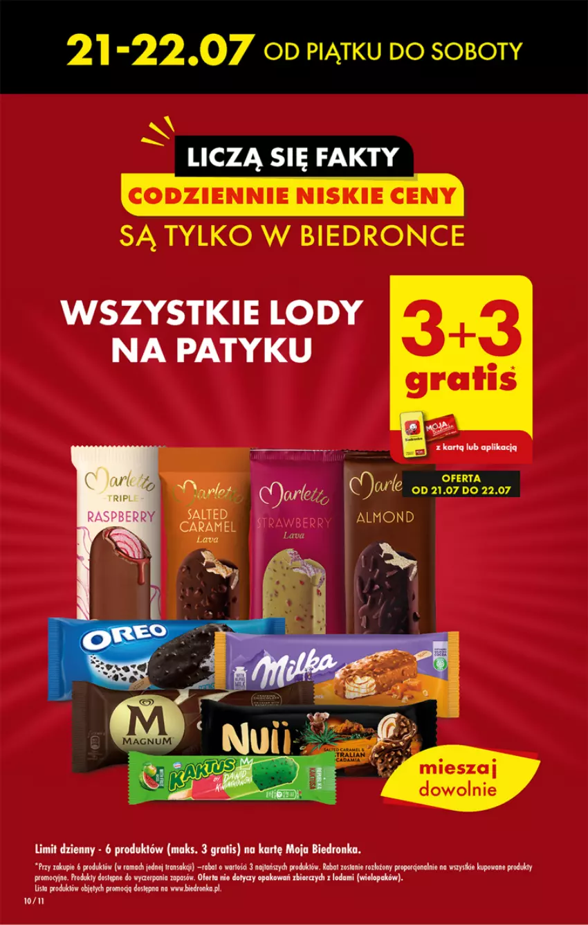 Gazetka promocyjna Biedronka - Od czwartku - ważna 20.07 do 26.07.2023 - strona 10 - produkty: Fa, Gra, Lody