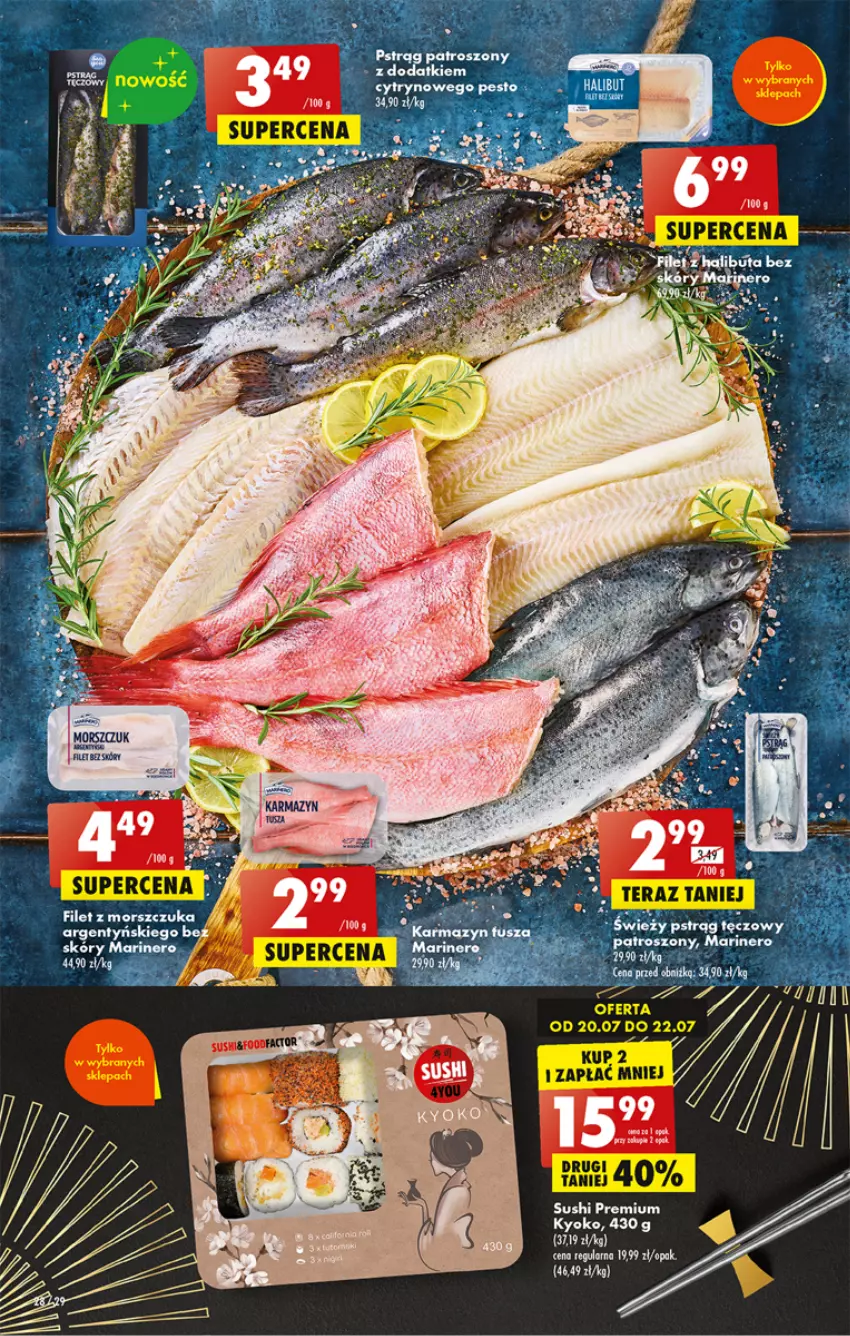 Gazetka promocyjna Biedronka - Od czwartku - ważna 20.07 do 26.07.2023 - strona 28 - produkty: Fa, Sushi