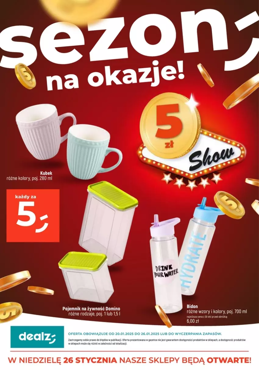 Gazetka promocyjna Dealz - ważna 20.01 do 26.01.2025 - strona 1 - produkty: Fa, Pojemnik