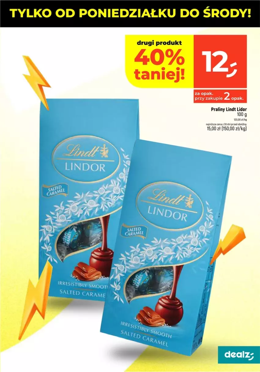 Gazetka promocyjna Dealz - ważna 20.01 do 26.01.2025 - strona 10 - produkty: Lindt, Praliny