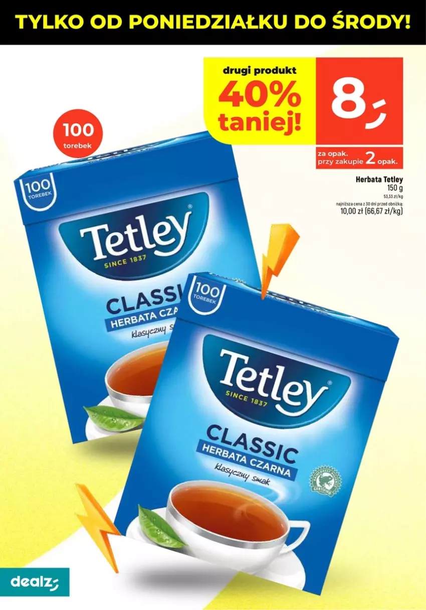 Gazetka promocyjna Dealz - ważna 20.01 do 26.01.2025 - strona 2 - produkty: Herbata, Tetley