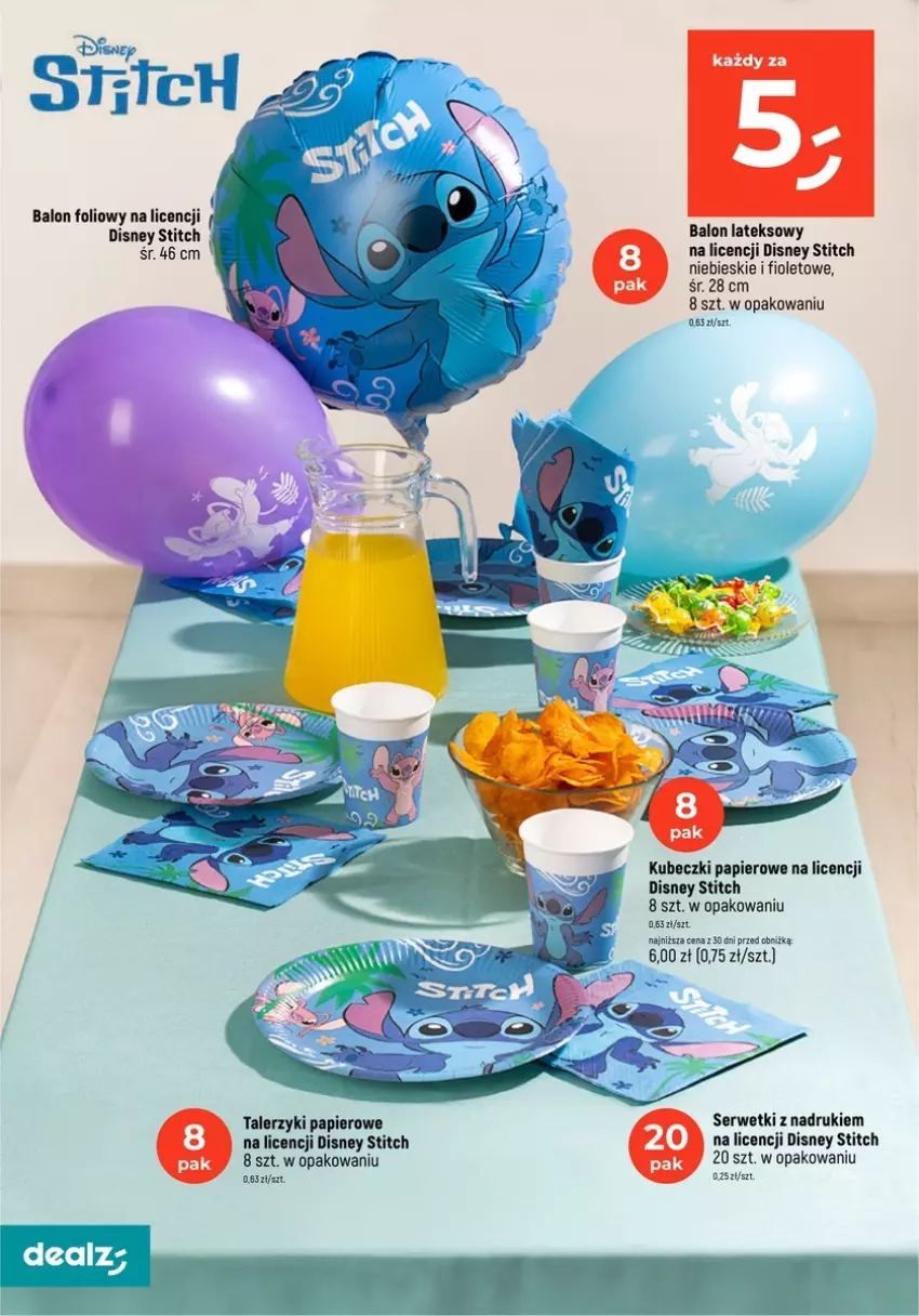 Gazetka promocyjna Dealz - ważna 20.01 do 26.01.2025 - strona 7 - produkty: Disney, Papier, Ser, Serwetki, Talerz, Talerzyk