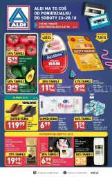 Gazetka promocyjna Aldi - Gazetka - ważna od 28.10 do 28.10.2023 - strona 1 - produkty: Kawa rozpuszczalna, Mus, Gra, Mięsne specjały, Kawa, Znicz, Olej, Pomidory, Michałki, Fa