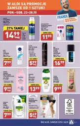 Gazetka promocyjna Aldi - Gazetka - ważna od 28.10 do 28.10.2023 - strona 11 - produkty: Mydło w płynie, Top, Palmolive, Papier, Dezodorant, Rajstopy, Joanna, Szampon, Gillette, Lakier do włosów, Dzieci, Nike, Odżywka, Mydło, Nivea, Lakier, Fa