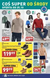 Gazetka promocyjna Aldi - Gazetka - ważna od 28.10 do 28.10.2023 - strona 26 - produkty: Sweter, Ser, Buty, Olej, Bokserki, Piżama, Fa