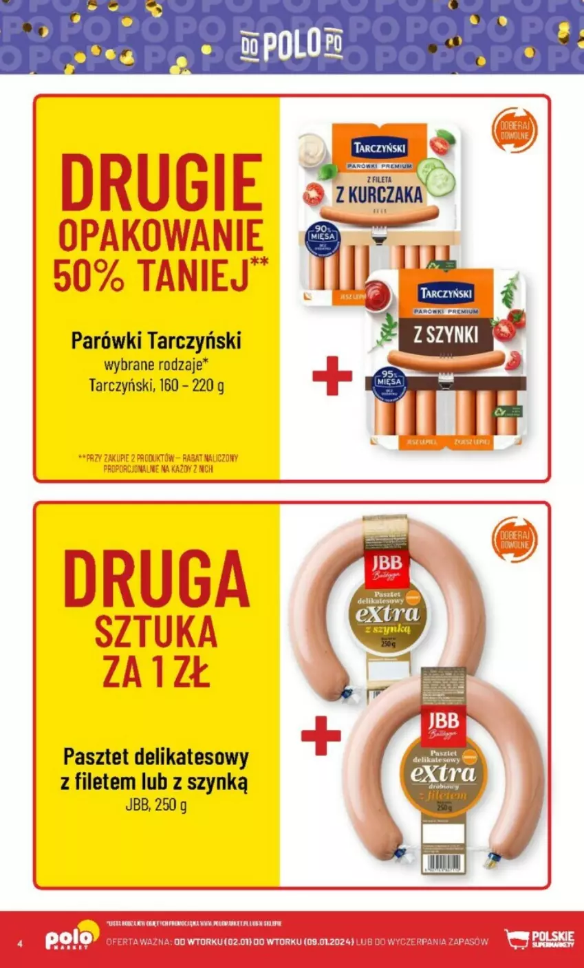 Gazetka promocyjna PoloMarket - ważna 02.01 do 09.01.2024 - strona 34 - produkty: Fa, Parówki, Pasztet, Tarczyński