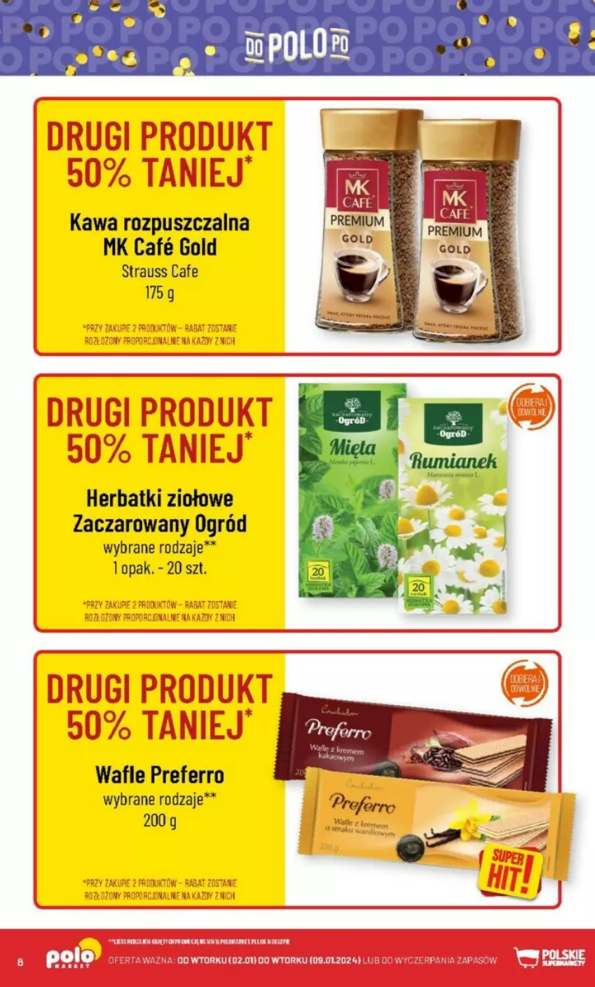 Gazetka promocyjna PoloMarket - ważna 02.01 do 09.01.2024 - strona 53 - produkty: Kawa, Kawa rozpuszczalna, Ogród, Wafle