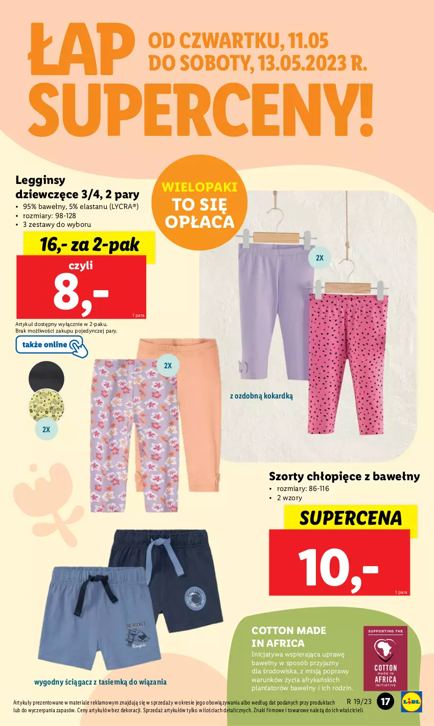 Gazetka promocyjna Lidl - GAZETKA - ważna 08.05 do 13.05.2023 - strona 25 - produkty: Gin, Legginsy, Szorty