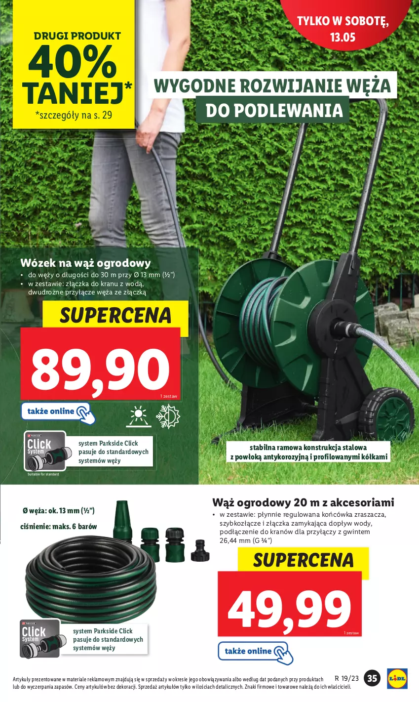 Gazetka promocyjna Lidl - GAZETKA - ważna 08.05 do 13.05.2023 - strona 47 - produkty: Parkside, Wózek