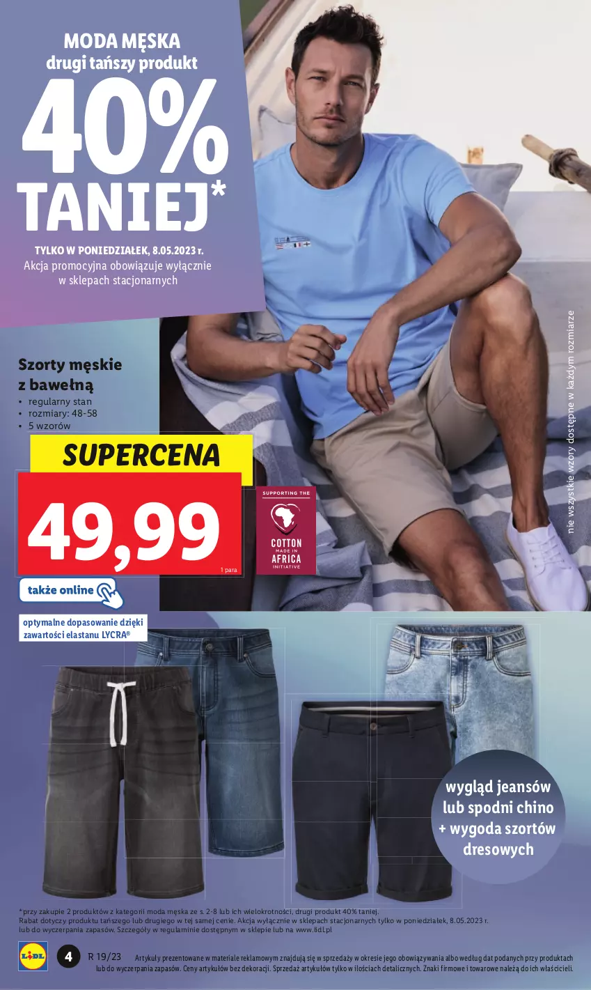 Gazetka promocyjna Lidl - GAZETKA - ważna 08.05 do 13.05.2023 - strona 6 - produkty: Dres, Moda, Szorty