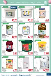 Gazetka promocyjna Makro - [Oferta promocyjna] Dostawa - Gazetka - ważna od 02.05 do 02.05.2022 - strona 3 - produkty: Piec, Chrzan, Majonez, Sałatka, Buraczki, Sos, Ser, Ogórki konserwowe, Kukurydza konserwowa, Masa krówkowa, Sałat, Pieprz, Sos pieczeniowy, Groszek, Kukurydza