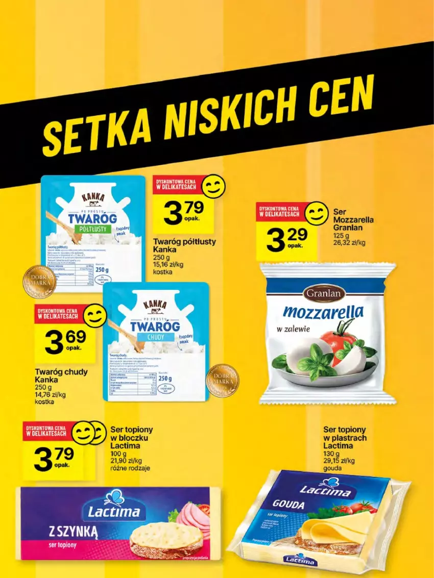 Gazetka promocyjna Delikatesy Centrum - NOWA GAZETKA Delikatesy Centrum od 27 lutego! 27.02-5.03.2025 - ważna 27.02 do 05.03.2025 - strona 50 - produkty: Gra, Mozzarella, Ser, Ser topiony, Top, Twaróg, Twaróg chudy, Twaróg półtłusty