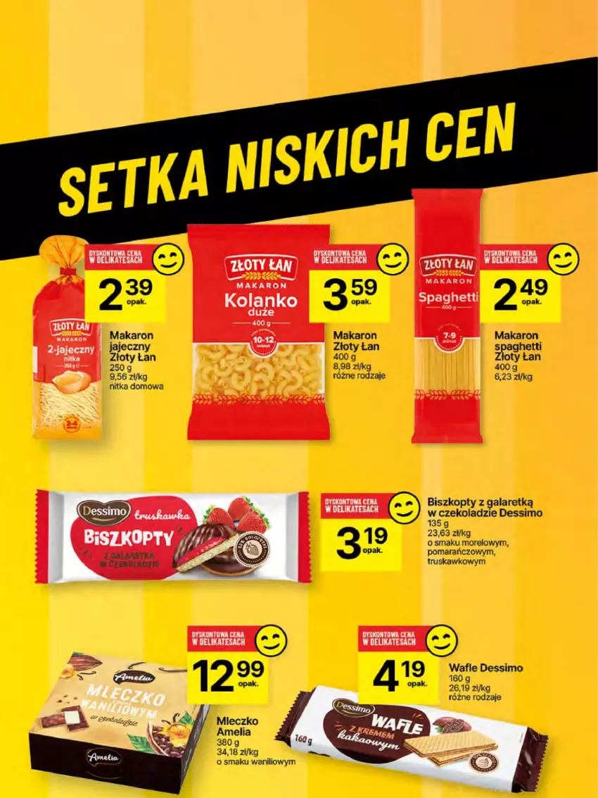 Gazetka promocyjna Delikatesy Centrum - NOWA GAZETKA Delikatesy Centrum od 27 lutego! 27.02-5.03.2025 - ważna 27.02 do 05.03.2025 - strona 56 - produkty: Biszkopty, Gala, Makaron, Mleczko, Spaghetti, Wafle